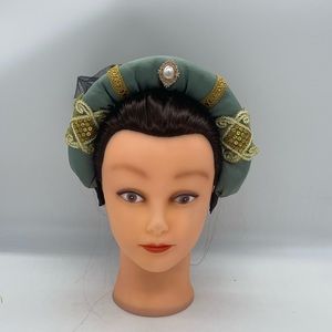 Tudor Medieval Headdress,Headpiece, custom made Wedding Circlet, Renaissance